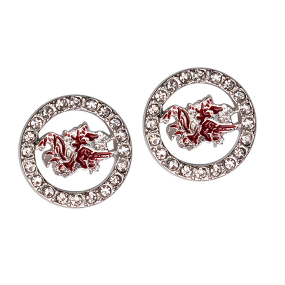 South Carolina Gamecocks Women's Eugenia Stud Earrings, NCAA